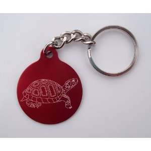  Laser Etched Tortoise Key Chain