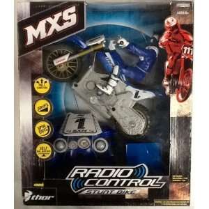 MXS Radio Control Stunt Bike (Blue) Toys & Games