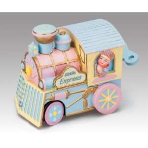  Baby Pink and Blue Animated Train from Mr. Christmas Gold 