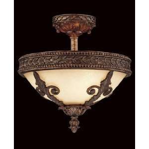  Savoy House 6 3414 3 56 Modern Empire 3 Light Semi Flush 