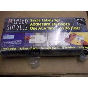  Maco, Laser Singles, Address Labels, LS100, 250 Labels, 4 