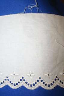Cotton IVORY Cream OFF white EYELET lace 4.75  