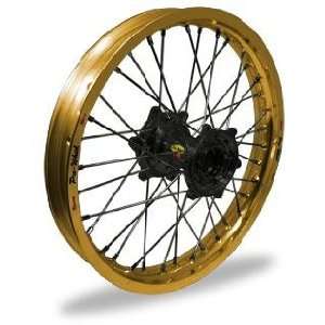   Wheel   Gold Rim/Black Hub , Color Gold 24 32024 HUB/RIM Automotive