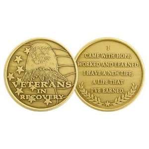  Veterans in Recovery   Bronze AA ACA AL ANON Affirmation 