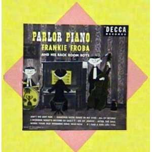   PIANO FRANKIE FROBA Vinyl Record 10 Mono 33 1/3 