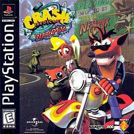 Crash Bandicoot Warped Sony PlayStation 1, 1998  