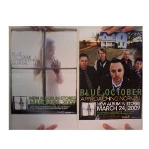    Blue October 2 Sided Poster Approaching Normal