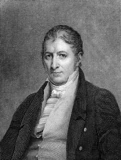 Famous Inventor Eli Whitney on Block of Mint U.S. Postage Stamps from 