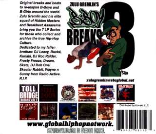 Zulu Gremlin BBoy Breaks 3 CD  