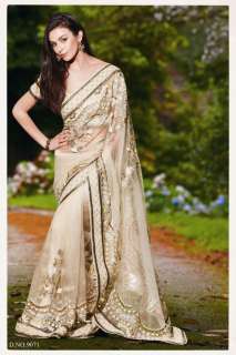 Bollywood Designer Saree Embroidered Sari  
