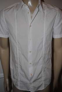 NEW MENS Hugo Boss Orange Label Cambia E Short Sleeve Shirt SIZE M L 