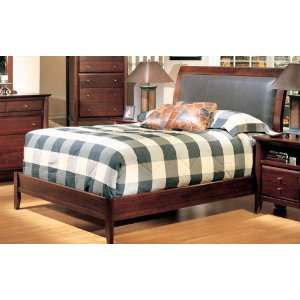  Adonis Furniture City Leather Sleigh Bed California King 