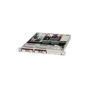   Micro 1U CHASSIS SATA 350PWS NO CD/FD ( CSE811T 350B ) Electronics