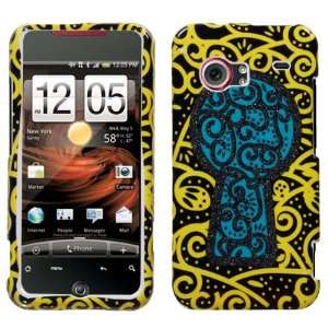  Black Key Hole Sparkle Phone Protector Cover for HTC 