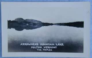 The Maples, Arrowhead Mt Lake, Milton, Vermont `  