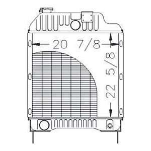   New Radiator 3619008M92 Fits MF 3645,3655,3660,6190 