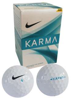 Dozen (12) Lady NIKE Karma 10 Womens Golf Balls  