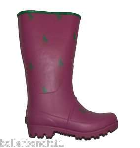 Polo Ralph Lauren Repeat Rain boots toddlers girls pink  