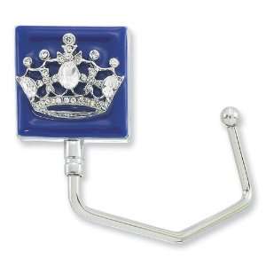  Your Highness Crystal & Enameled Handbag Holder Jewelry