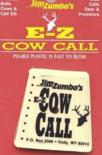 Jim Zumbos E Z Cow Elk Hunting Call  