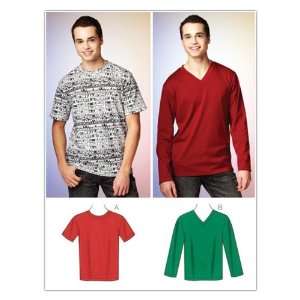   Mens Knit Shirts (3878) Pattern By The Each Arts, Crafts & Sewing