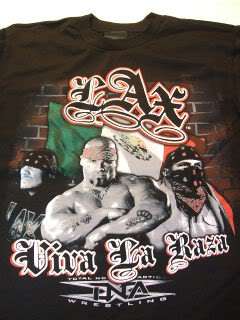 LAX Viva La Raza Profiles TNA Wrestling T shirt  