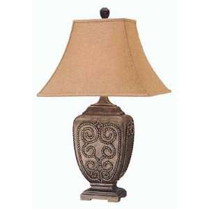  Antique Bronze Finish Lasso Table Lamp