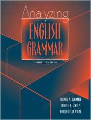Analyzing English Grammar, (0205305687), Muriel Schulz, Textbooks 