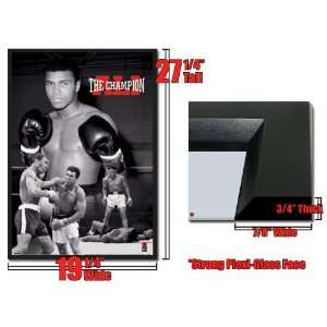  Framed Muhammad Ali 3D Lenticular Illusion Poster