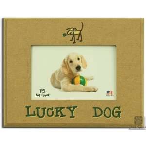  Wood Picture Frame   Lucky Dog