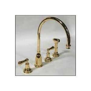 Rohl Kitchen U 4736L ; U 4736L 4 Hole C Spout Kitchen Faucet with 