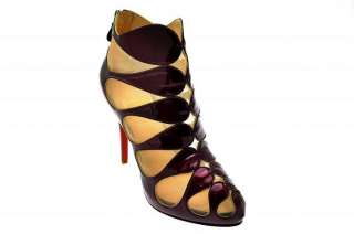 High Heels Shoes Christian Louboutin Womens Circus Metal 120 Cramberry 