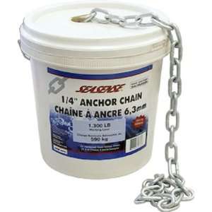 Seasense Bucket O Chain 1/4 Inch X 70 Feet, Galvanized  