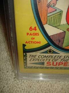 Superman #1 CGC 5.5 (R) 1939   Mega key Golden Age cm  