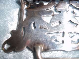 Silver Nurse Buckle Birmingham 1900 Reynolds & Westwood  