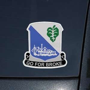  Army 442nd Infantry Regiment 3 DECAL Automotive