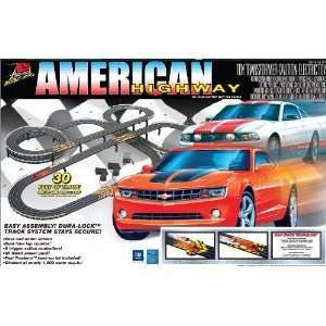 Life Like American Highway Elec. Slot Car Race Set NEW  