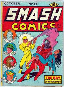 SMASH COMICS #15   QUALITY COMIC GROUP   OCTOBER 1940  