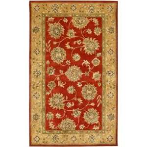   All over Kashan Red Gold 4806 7 6 Round Area Rug