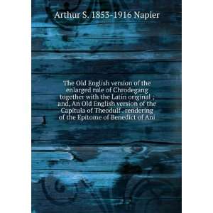   of Benedict of Ani Arthur S. 1853 1916 Napier  Books