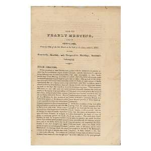  Epistle of the Yearly Meeting of New York. 1822.   from Our Yearly 