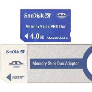  4Gb Memory Stick Pro Duo Memory Card High Speed Data 