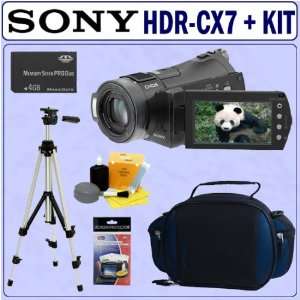   1MP High Definition Flash Memory Camcorder + 4GB Pro Duo Accessory Kit