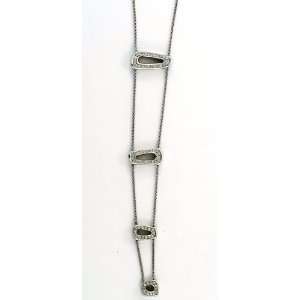  Antonini 18kt White Gold Diamond Choker Necklace (.60 ct 