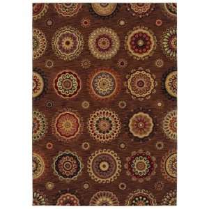   Suzani Dark Brown 52710 7 9 X 10 10 Area Rug