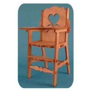   High Chair Plan (Woodworking Project Paper Plan)