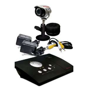 First Alert 575 SD Card Recording Unit with Color Wired Camera and 100 