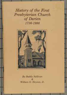 First Presbyterian Church of Darien Georgia GA History Book  