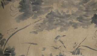 G1069Chinese Hand Scroll Painting of Flower&Bird by Zhu Da  