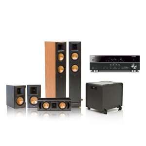   II 5.1 Home Theater Speaker Package with Yamaha RX V571BL (Cherry